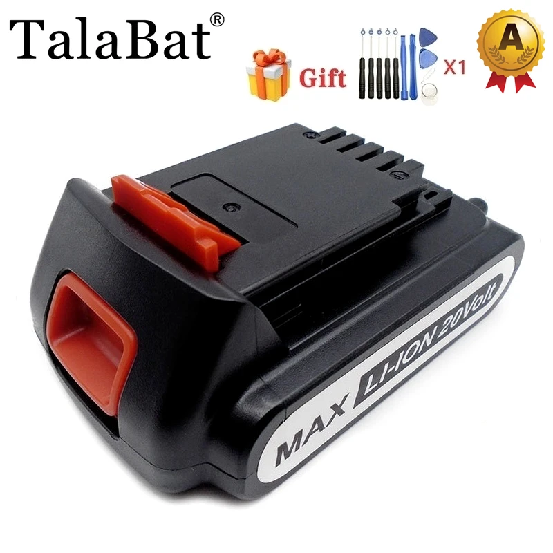 

Power Tool Replacement Battery 18V/20V 5000mAh Li-ion Battery For BLACK & DECKER LBX20 LBXR20 LDX120SB LGC120 LCS120 LSW120