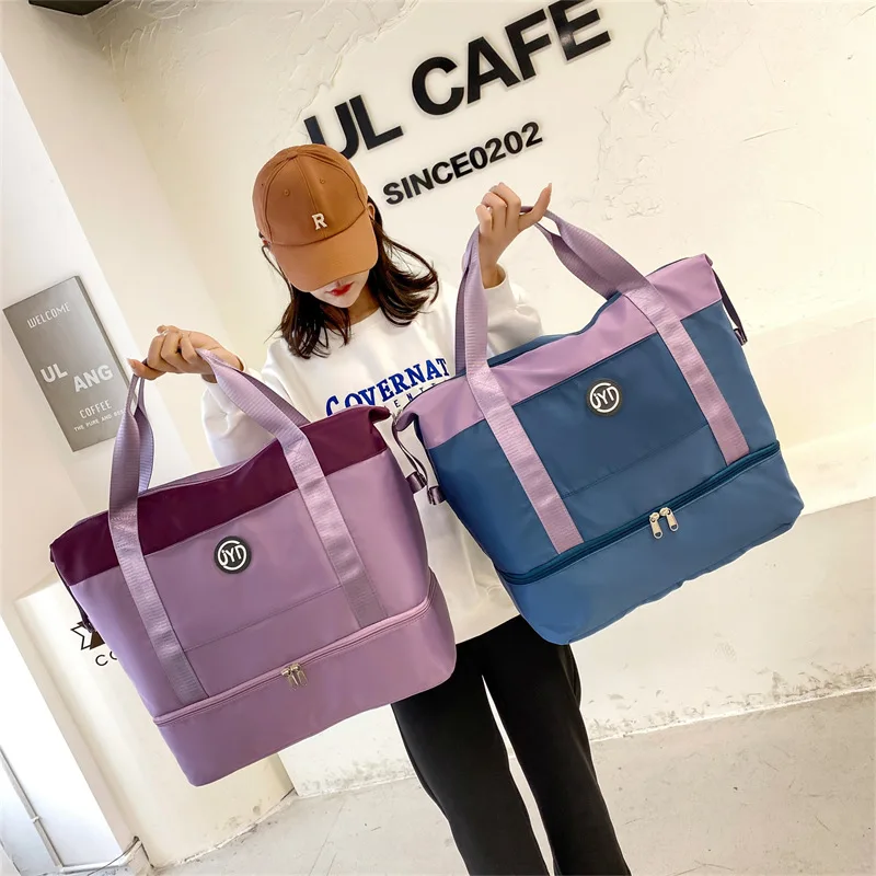 Large Capacity Thicken Travel Bags Waterproof Luggage Tote Handbag Travel Duffle Bag Gym Yoga Storage Shoulder Bag For Women Men