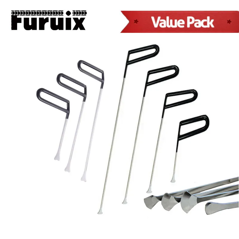 Инструмент для ремонта вмятин автомобиля, плоская головка, плоский корпус вилочного погрузчика, прослойный рычаг вмятин, обслуживание без листового металла