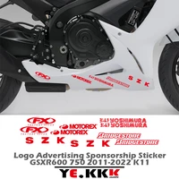 for suzuki gsx r gsxr 600 750 2011 2022 lower fairing advertising sponsorship sticker decals logo multiple color options
