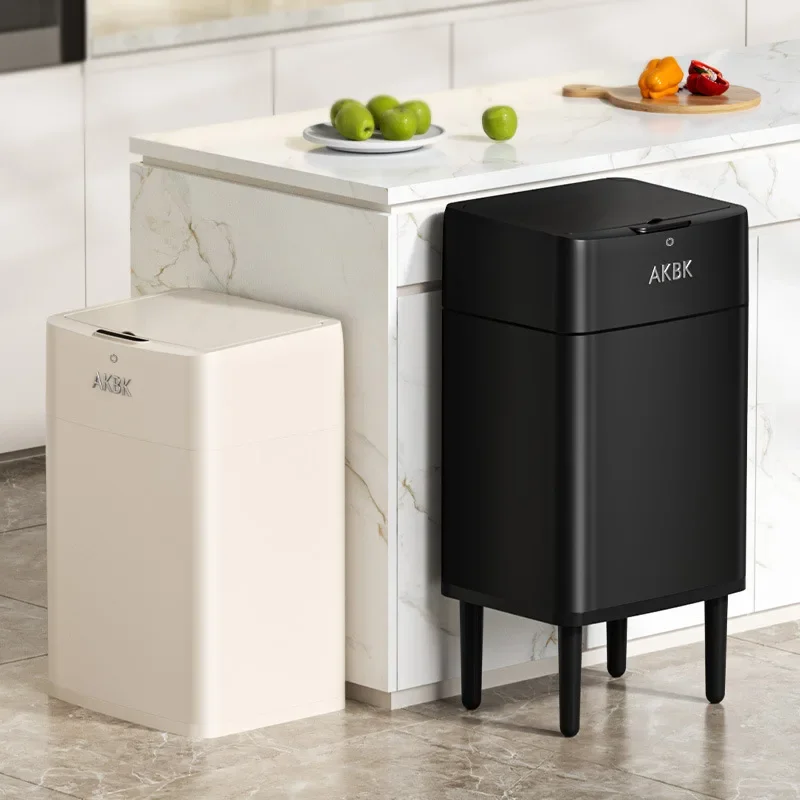 Новинка 2024, роскошный умный мусорный бак из нержавеющей стали объемом ...