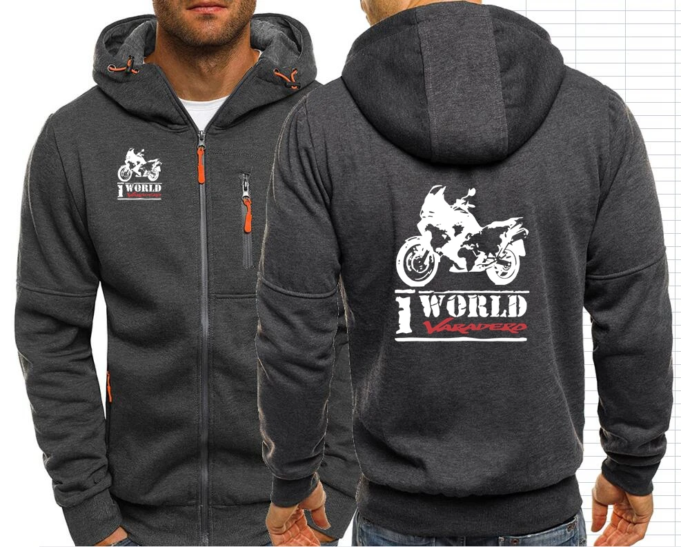Толстовка с капюшоном один мир варадеро Xl 1000 фанаты автомобиля свитшоты на