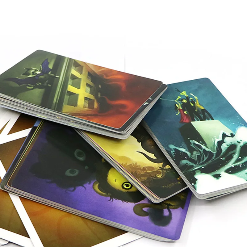 tell story dxt board games 84 playing cards illustration imagination education card game for kids adult friends family party |