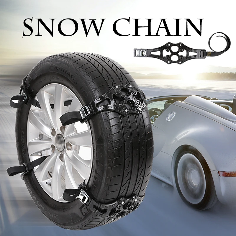 

1 Pc Easy Installation Simple Winter Car Snow Chain Tire Anti-skid Belt 918B