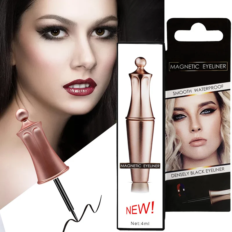 

Sdotter Magnetic Eyeliner for Magnets Eyelashes Fast Drying Easy to Wear Long-lasting Liquid Eyeliner waterproof eyeliner stamp