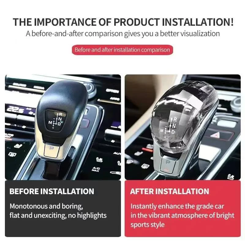 Для Porsche Palamela 2017-2023 хрустальная ручка переключения передач рычаг головка рамка