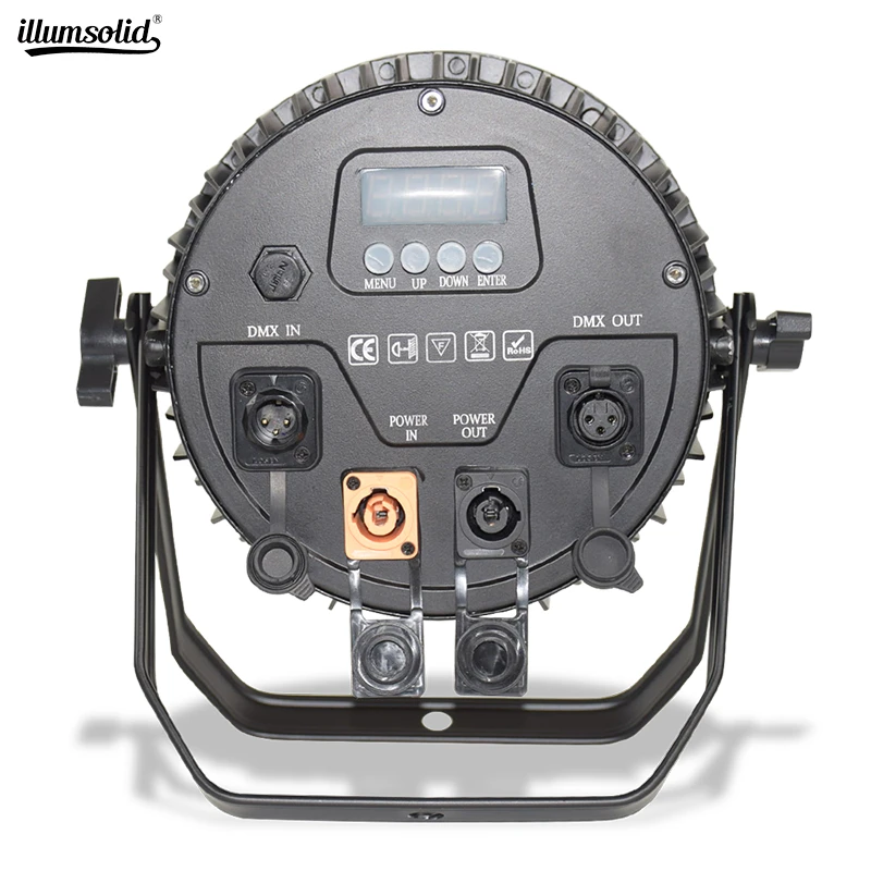 Продажа Водонепроницаемый светодиодный светильник Dmx512 6 в 1, 18x18 Вт, RGBWA + UV, управление Лирой, активация звуком, профессиональные диджейские развлече...