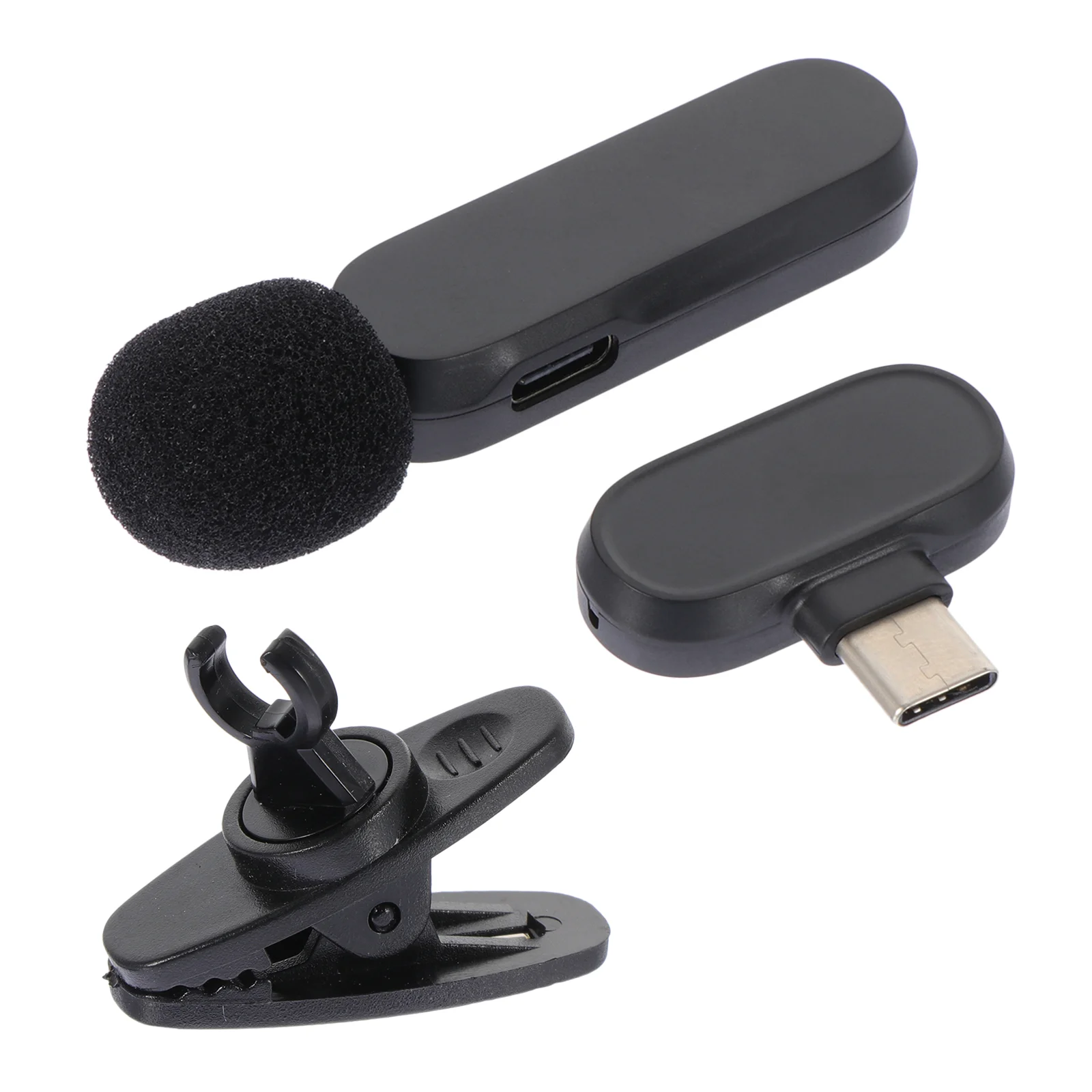 

1 Set Mini Mic Wireless Lavalier Lapel Mic Live Mic Clip-on Wireless Microphone for Dorm Outdoor Home