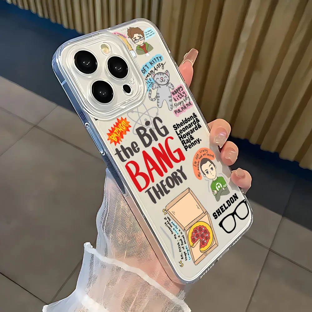 Фото Чехол для телефона The Big Bang Theory TV Show для Samsung Galaxy S25 S24 S23 S22 S21 S20 FE Note20 Note10 Edge Plus Ultra Lite 5G Clear №3