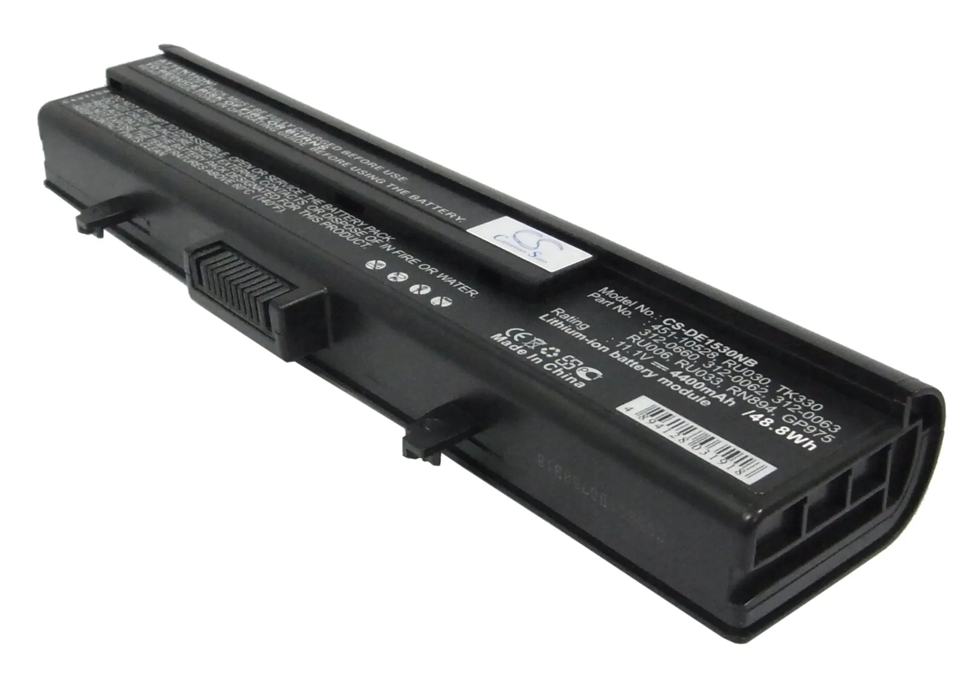 Аккумулятор CS 4400 мАч/48,84 Втч для DELL XPS M1500,XPS M1530 312-0660312-0662,GP975,RN894,RU006,RU030,RU033,TK330,XT828