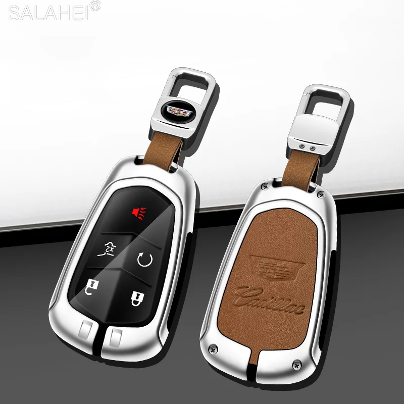 

Car Key Case Cover For Cadillac ESV Escalade CTS XTS ATS ATS-L XLS SRX XT4 XT5 CT6 CT4 CT5 CT4-V C8 Corvette 2018 2019 2020 2021