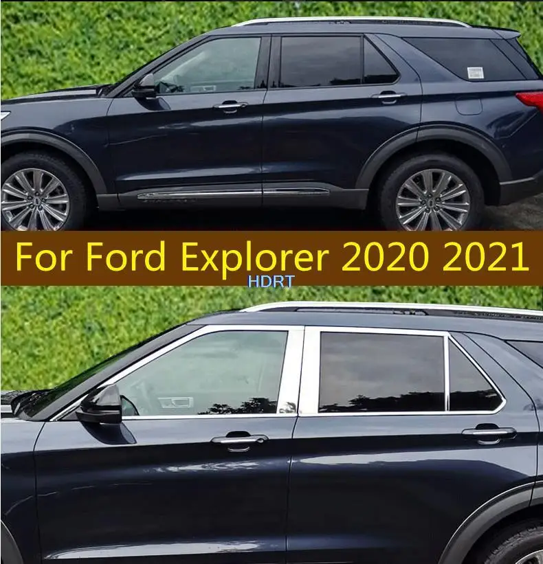 Для Ford Explorer timседан 2020 2021 Стайлинг автомобиля внешние аксессуары нержавеющая