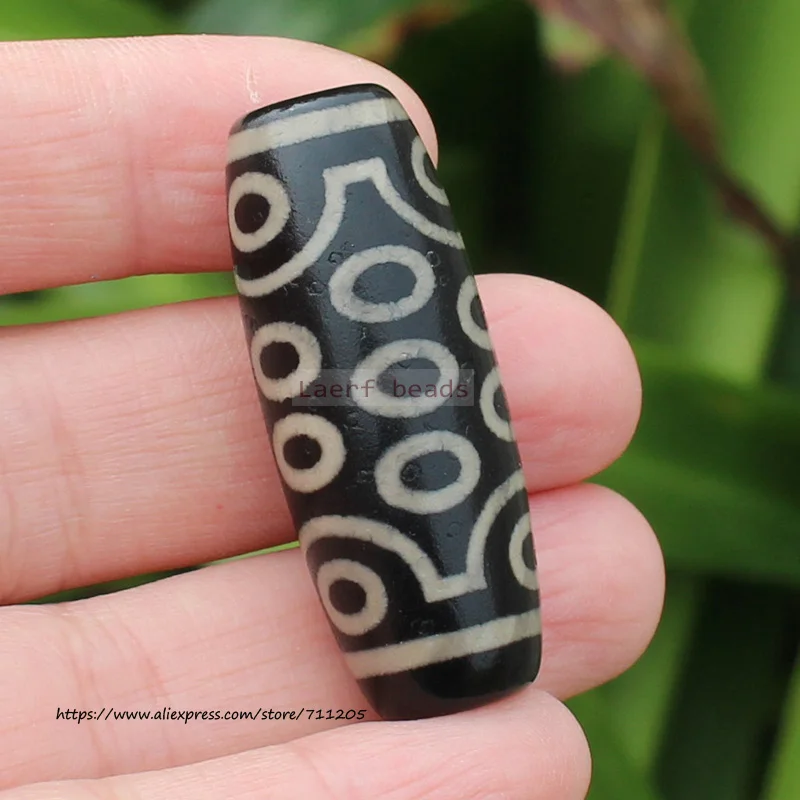 Хорошее качество! Старинный Тибетский Агат Dzi, бусина около 40 мм, символ удачи, мощный амулет, для изготовления ювелирных изделий своими руками!