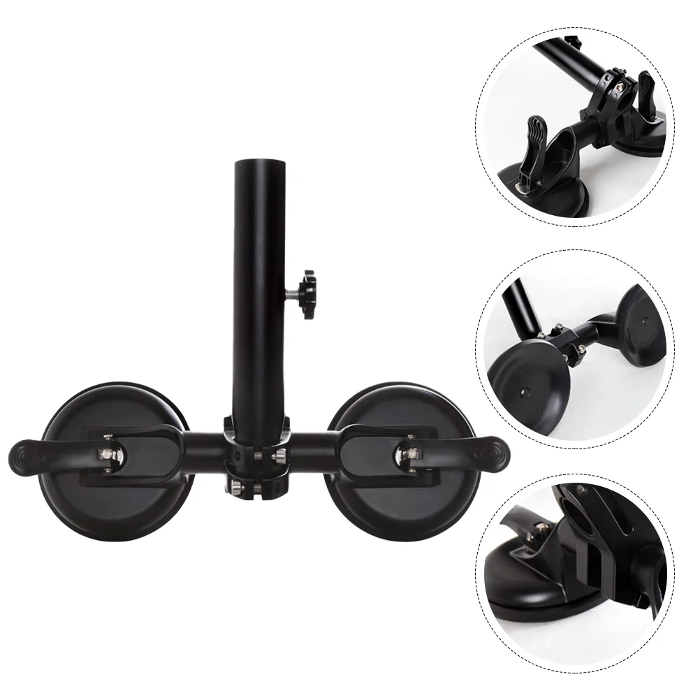 

Car Window Flag Pole Brackets Holder Metal Suction Mount Mounting Base Magnetic