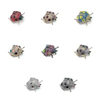 pd brooch 2022 new animal ladybug high end exquisite japanese korean fashion brooch clothing accessories wholesale cute jewelry