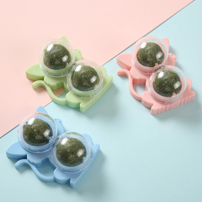 

Cute Cat Chew Toy Fresh Breath Increase Appetite Durable Squirrel Shape Cat Mint Ball Toy