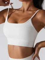 asheywr women seamless bras fitness beautiful back shockproof gather sexy bra push up workout solid underwear top female