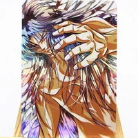 9stksset anime refraction composite craft hand painted saint seiya flash card nostalgic classic lovers collectible gift