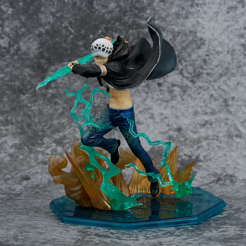 

Anime One Piece F Zero Trafalgar Law Battle Ver. PVC Figure Model Toys 17cm