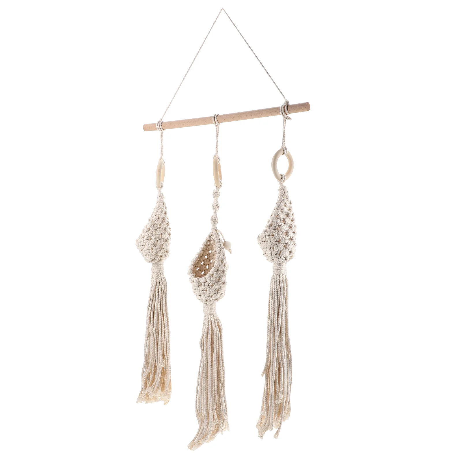 

Подвесная сетчатая корзина для цветов, Настенный декор, домашняя вешалка для растений, подвесной Декор