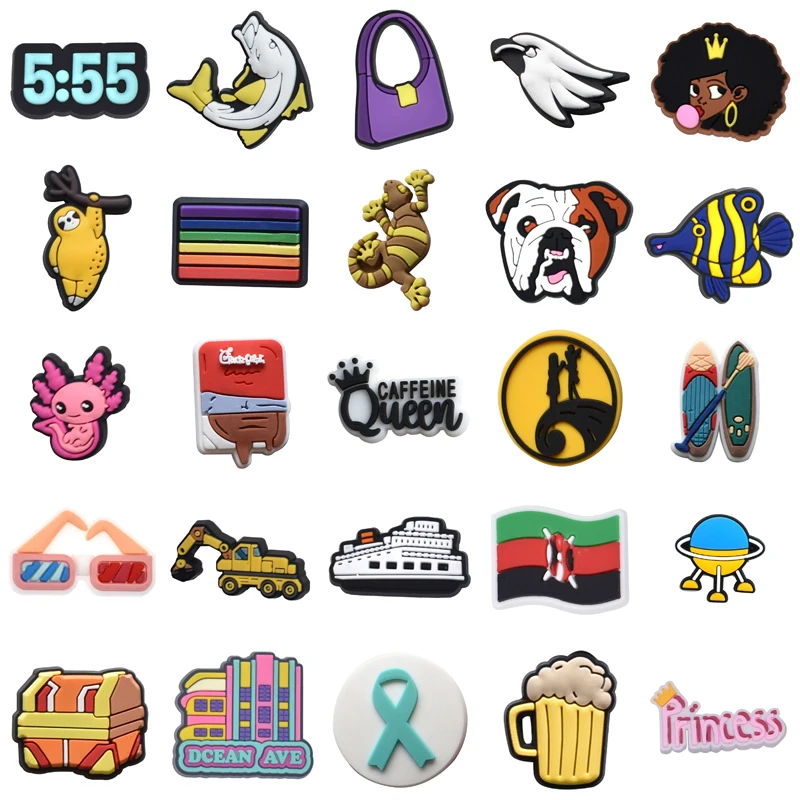 

Wholesale Bulk Shoes Accessories Gifts Boy Kids Women Charm Shoe Charms Decorations for Crocs Set Jeans Packs Girl Men Para Pins