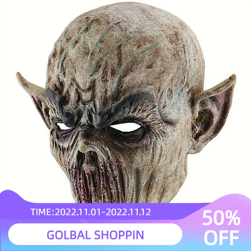 

Halloween Evil Face Masks Terror Skull Mask latex Halloween Mask Horror Decor Party Festival Cosplay Holiday Scary Costumes H4M6