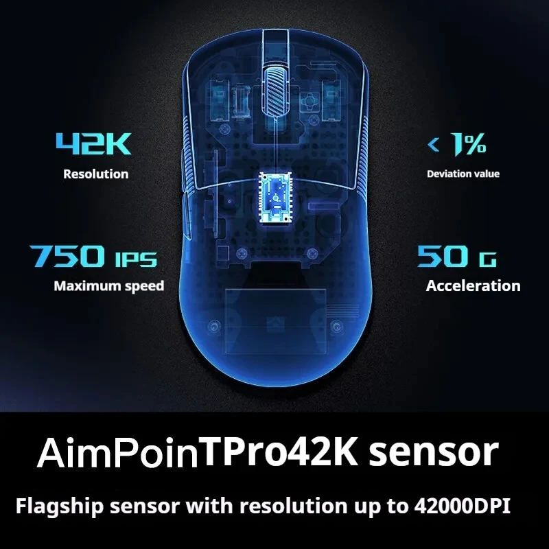 Беспроводная мини-мышь с тройным режимом 8 кГц 49 ГБ