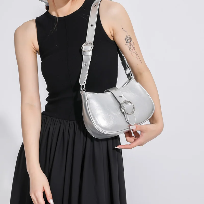 

Luxury Designer Underarm Shoulder Bags for Women 2023 Trend New Quality Leather Crossbody Bag Fashion Female Handbags and Purses