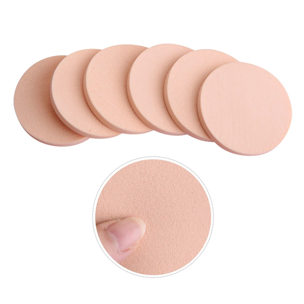 

Puff Makeup Sponge Powder Spongesbeauty Round Loose Applicator Foundationliquid Cream Shimmer Blending Puffs Replacement Soft