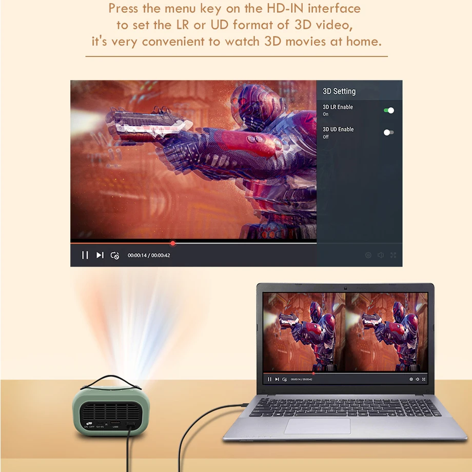 Smartldea P16 мини Карманный DLP Android проектор Поддержка 4K декодирование WiFi Bluetooth Miracast