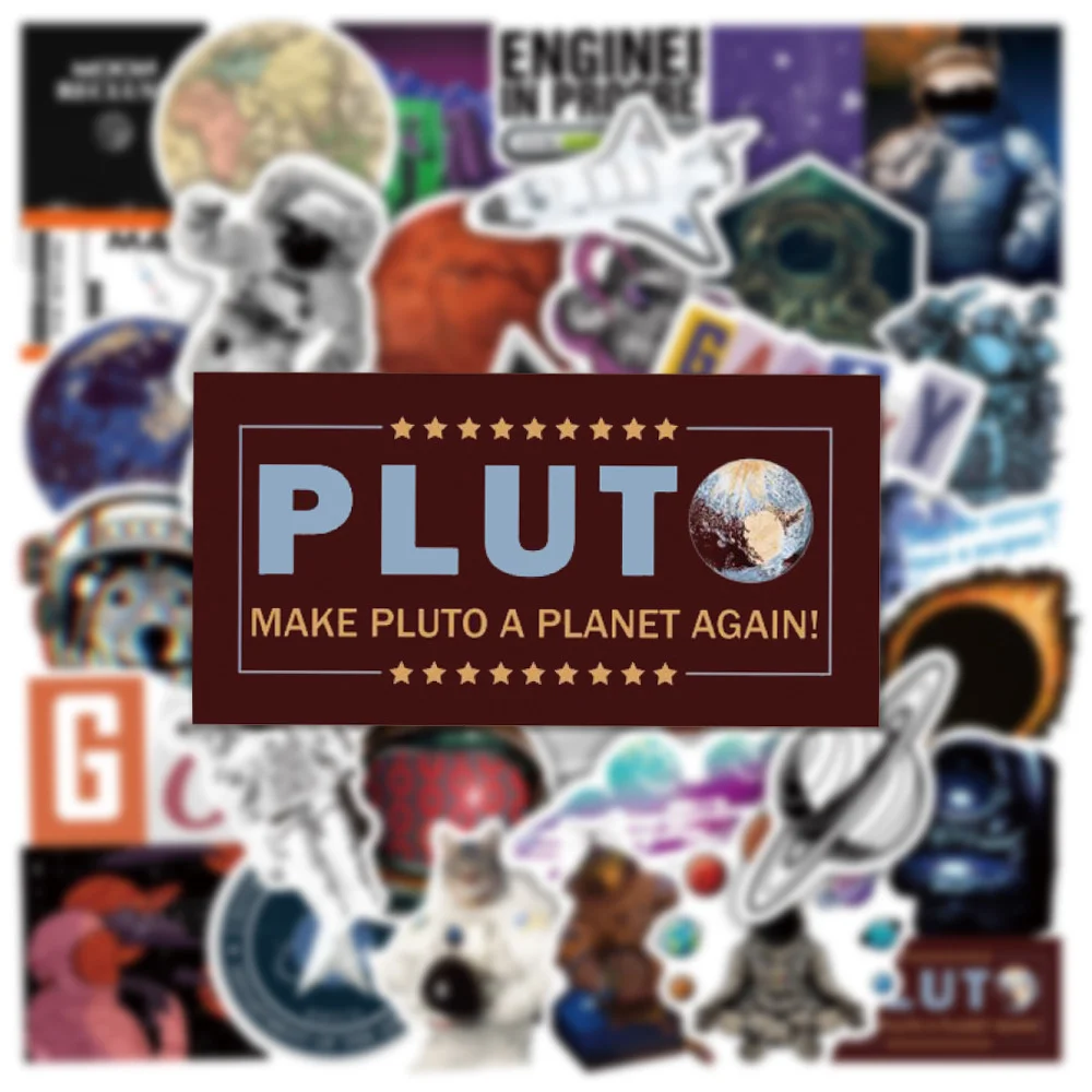 50 шт. наклейки для скрапбукинга астронавт |