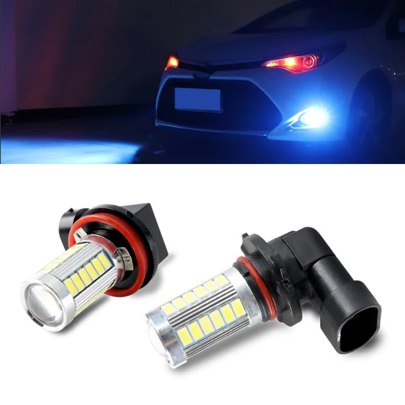 

12V Car Headlights Fog Light LED Bulb H4 / H7 / H8 / H11 / 9006 5630-33SMD LED Auto Anti-fog Running Lights Highlight 1PCS