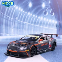 nicce 132 bentley continental gt3 alloy diecast sport racing car model metal toy vehicle with pull back gifts for child f128