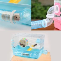 hamster tubes adventure external pipe set hamster cage toys to expand space diy creative connection tunnel blue