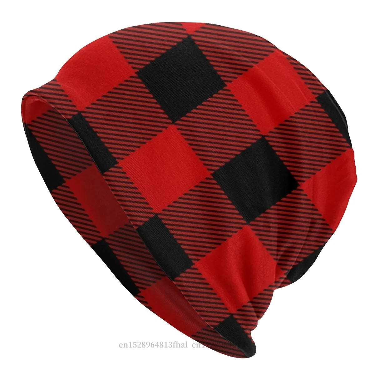 

Hat Buffalo Plaid Check Gingham Tartan Twill Red Black Fashion Caps For Men Women Skullies Beanies Ski Caps Soft Bonnet Hats