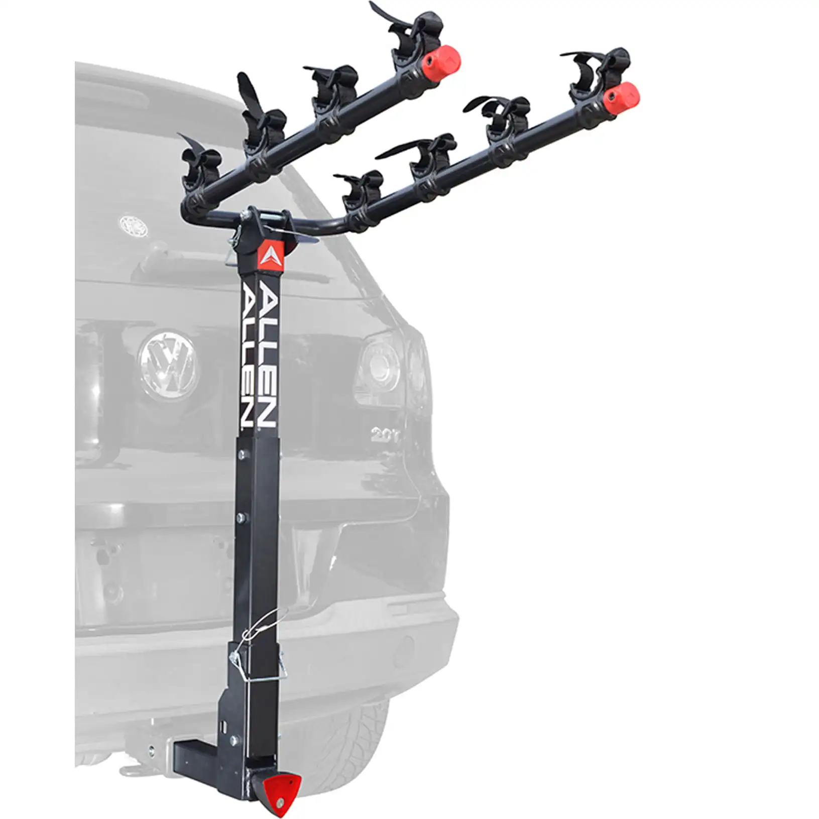 

Quick Install Locking 4- Hitch Mounted Bike Rack Carrier, 542QR
