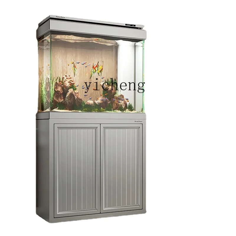 

XL Fish Tank Bottom Filter Aquarium Floor Glass Ecological Fish Tank Small and Medium Size Fish Globe