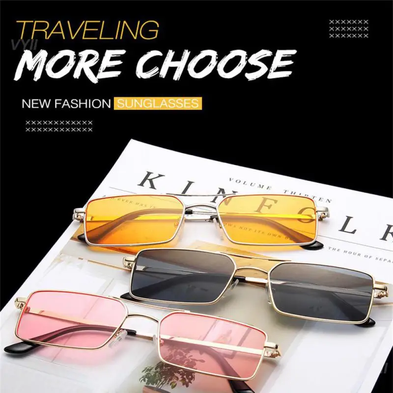 1/2 шт. маленькие квадратные солнцезащитные очки с прозрачным обзором гладкая