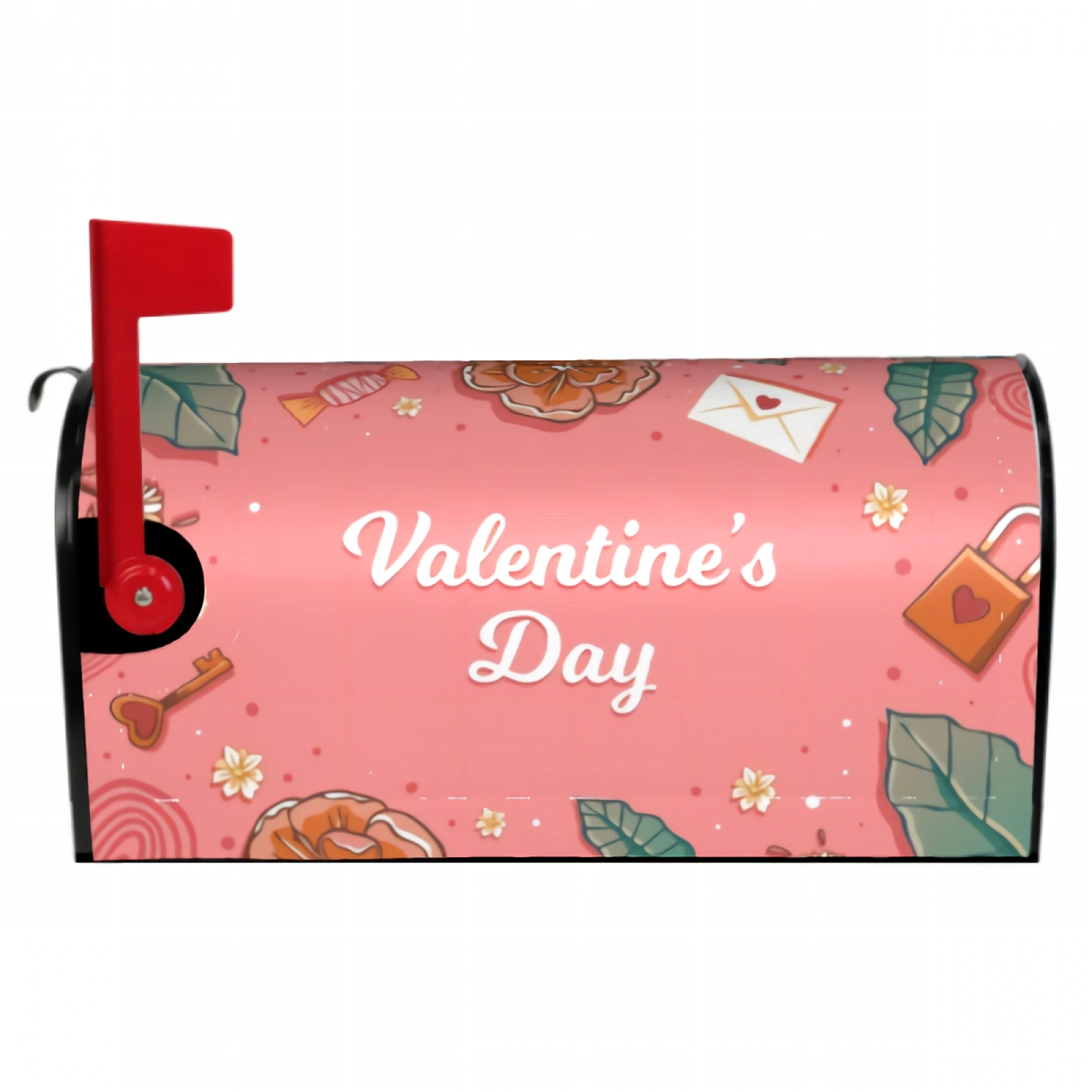 

Mailbox Cover Magnetic Standard Size Waterproof Magnetic Mailbox Wrap Post Letter Box Cover Wrap for Garden Yard Decor
