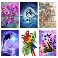 new 5d diamond painting animal landscape flower butterfly living room masonry embroidery cross stitch decorative painting gift