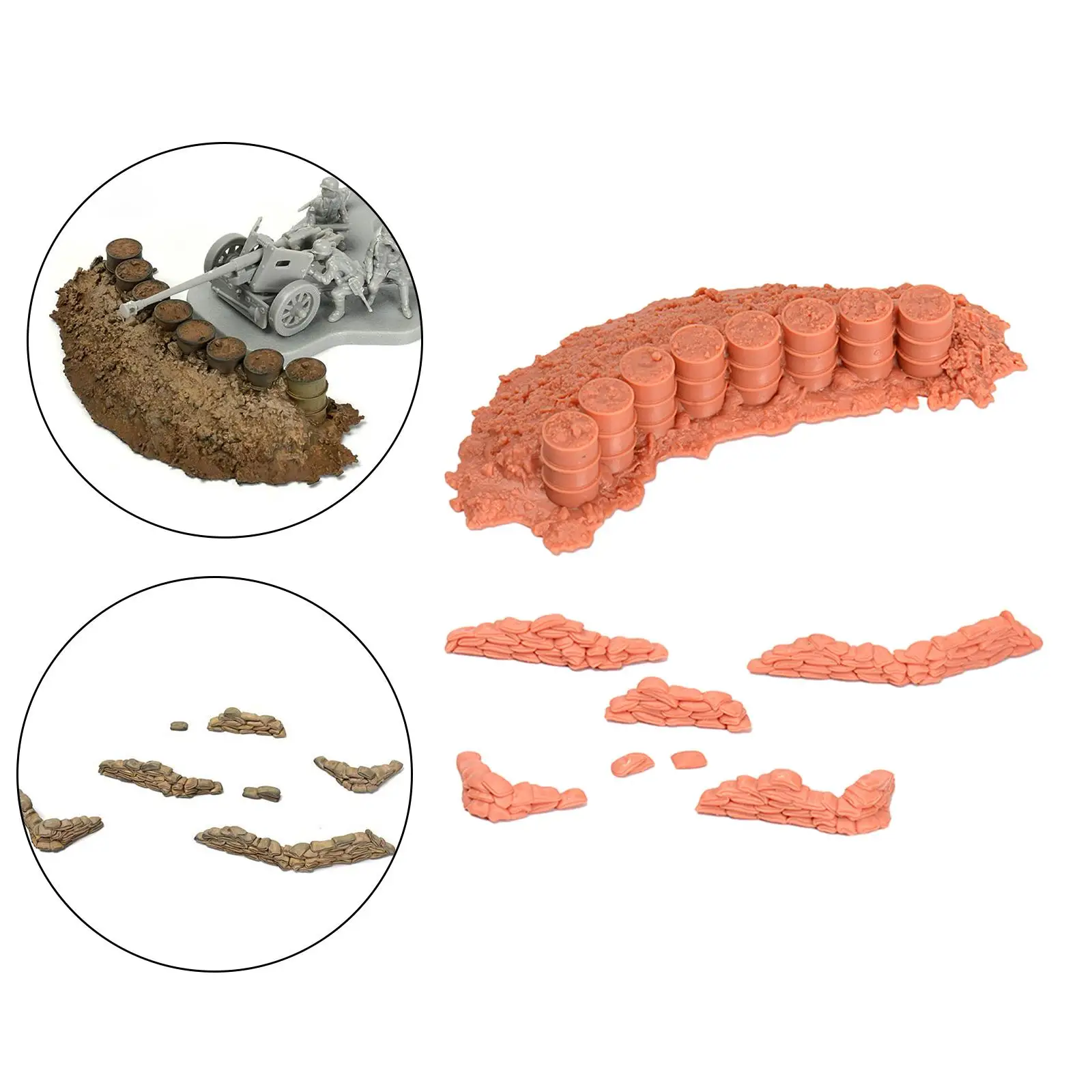 1:72 Наборы для сборки моделей диорамы реалистичные украшения из материалов