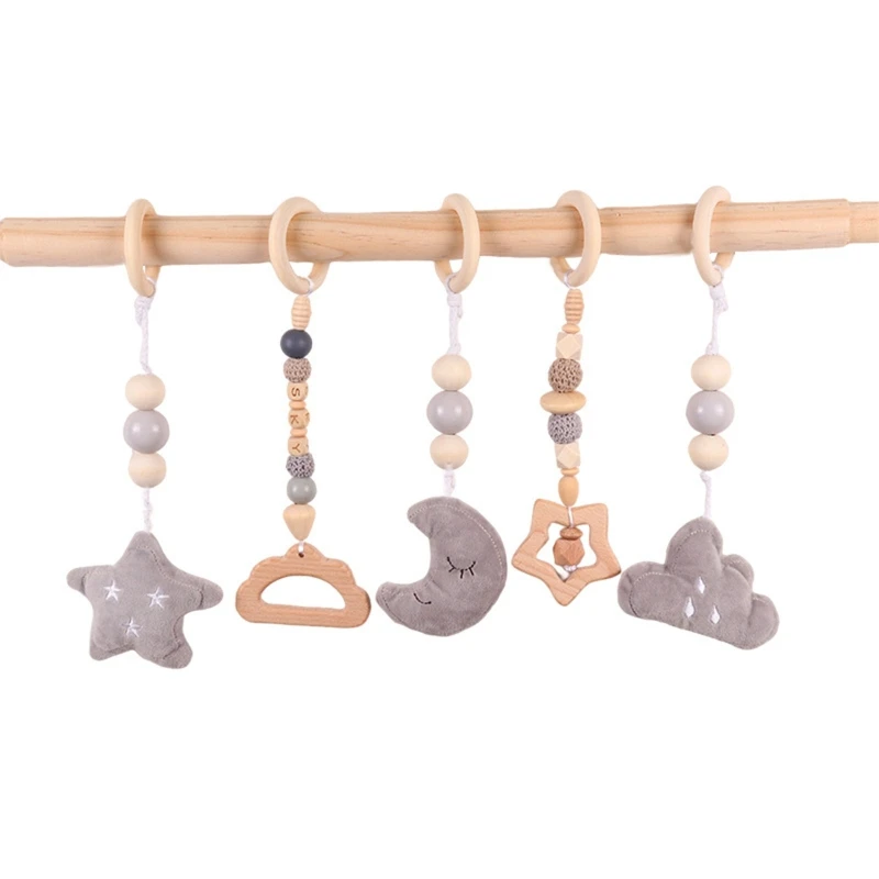 

Crib Stroller Hanging Rattle Pendant Nursery Room Ornament Baby Infant Travel Teething Toy Car Seat Highchair 2022 New
