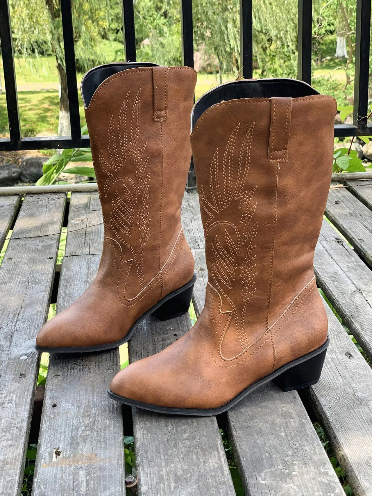 Ботинки женские на толстом каблуке в готическом стиле размер 35 - 43 цвет