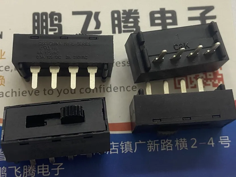 5 шт./партия американский переключатель L103111MS02Q 4-контактный 3-скоростной