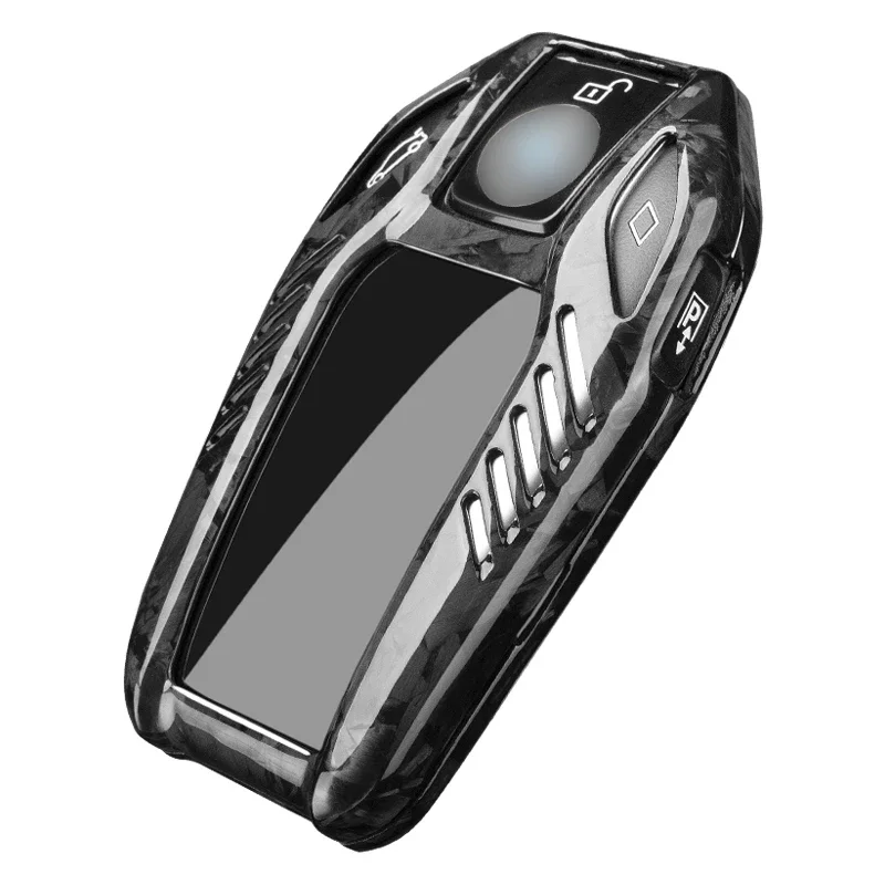 Чехол для ключей из углеродного волокна BMW 5 6 GT 7 730Li 740 740Li 750Li 760Li I8 X3 X4 X5 X6 X7 Smart Display