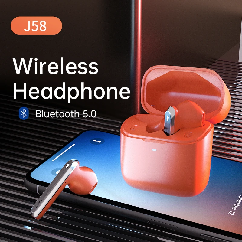 

TWS-стереонаушники J58 с поддержкой Bluetooth 5,0, Hi-Fi-звуком