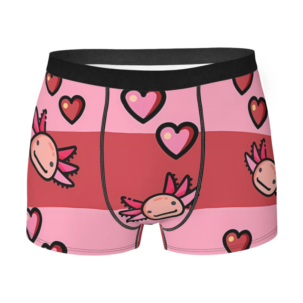 

Трусы Pink Love TapestryAxolotl, дышащие трусы, мужское нижнее белье, сексуальные шорты, боксеры