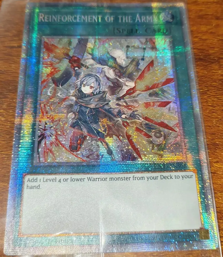 Фото Коллекционная карта Yu-Gi-Oh Reinforcement Of The Army TCG PSER L26D-ENS08, детская игрушка для хобби (не оригинал) №5