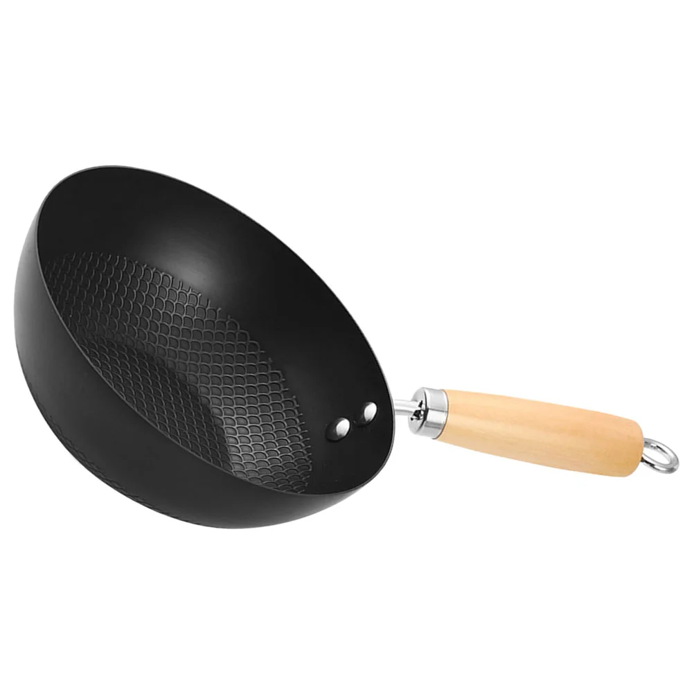 Газовая плита вок сковорода с антипригарным покрытием кухонная жаровня круглым