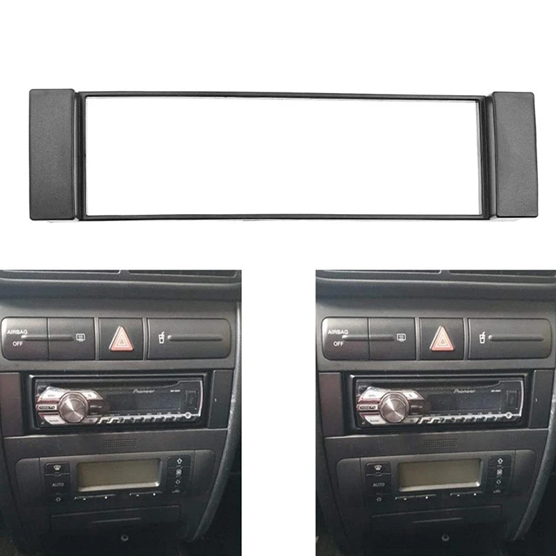 Fascia 1 Din рамка для-Audi A3 8L A6 4B сиденье Toledo Leon Fiat Scudo Stereo Facia Plate Dash CD Trim DIN Радио Чехол